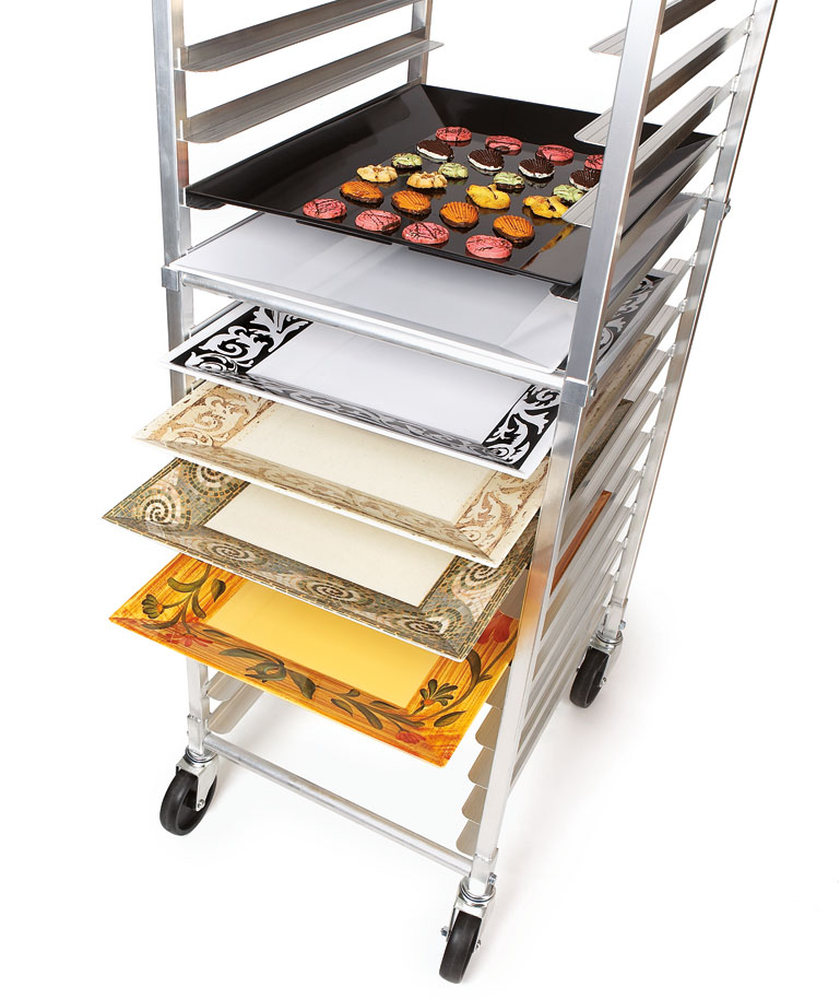 Take Your Catering from Speed Rack to Service in Seconds with Melamine Trays