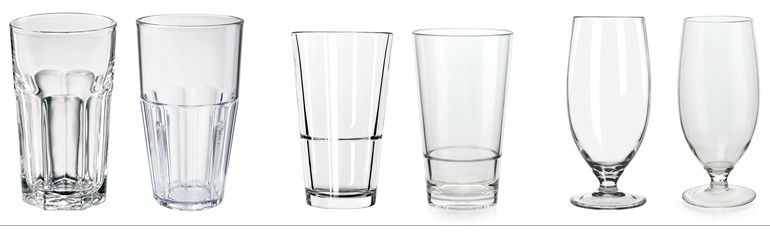 Cost of Plastic vs. Glass Drinkware for Foodservice